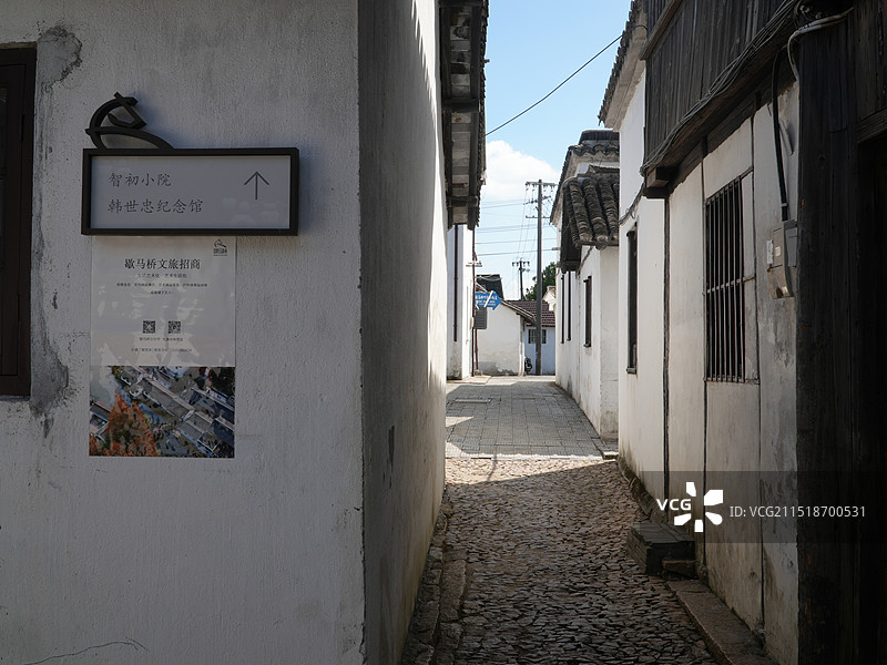 昆山歇马桥古镇老街图片素材