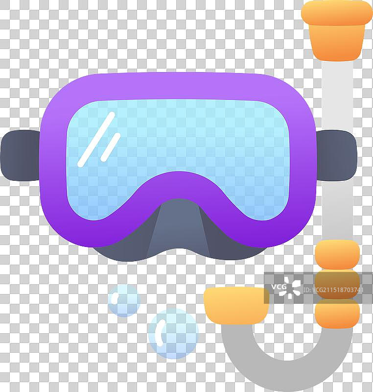 潜水面罩图片素材