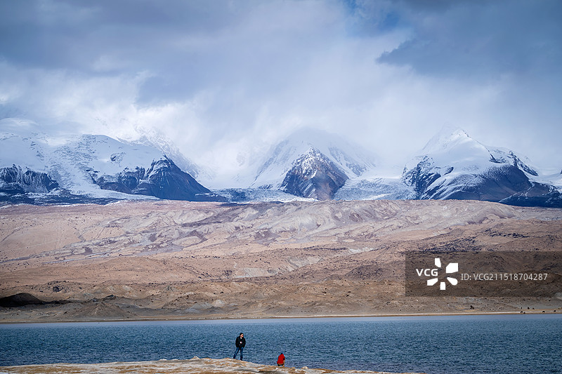 喀拉库勒湖~高原湖泊图片素材