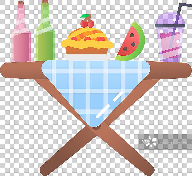 野餐桌图片素材