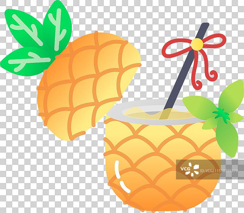 菠萝汁图片素材