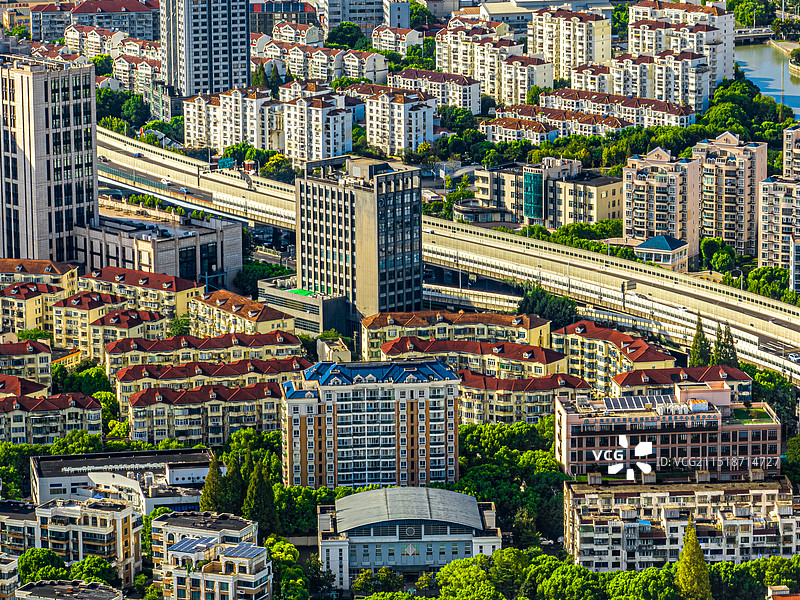 国家海洋局东海预报中心 上海中环路浦东段 上海浦东城市图鉴 金杨新村街道图片素材