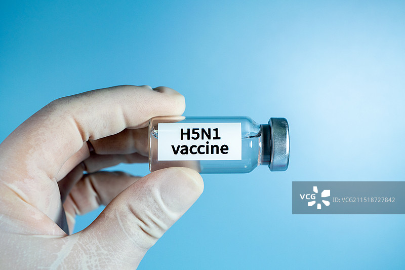 甲型H5N1禽流感疫苗特写图片素材