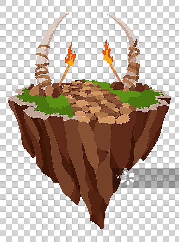 异域飞行岛屿飞行平台游戏图片素材