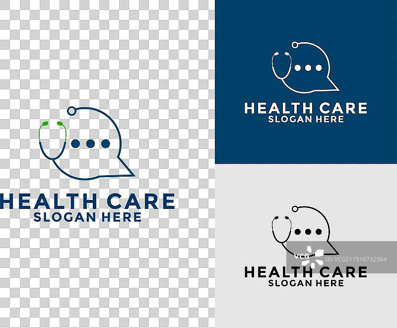 医生咨询标志设计图片素材