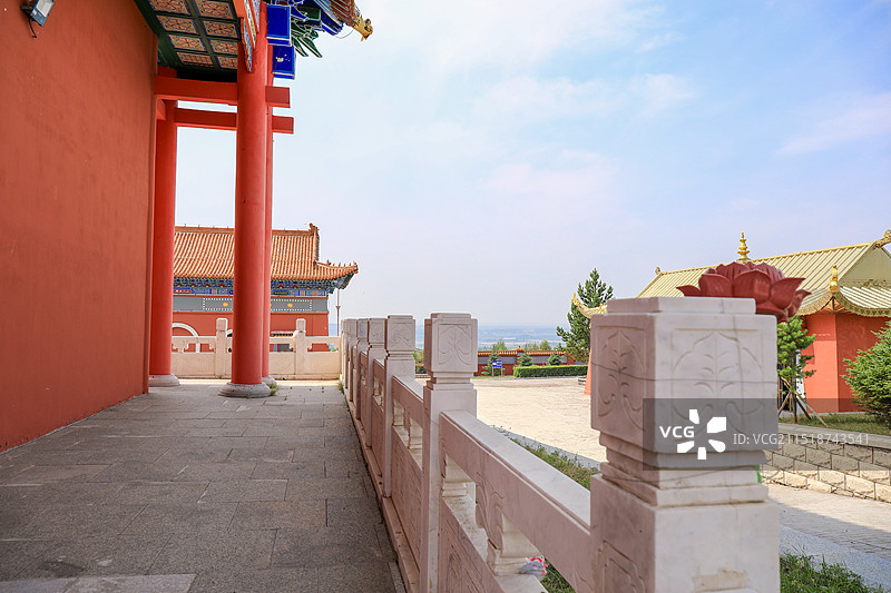 呼伦贝尔昌盛寺图片素材