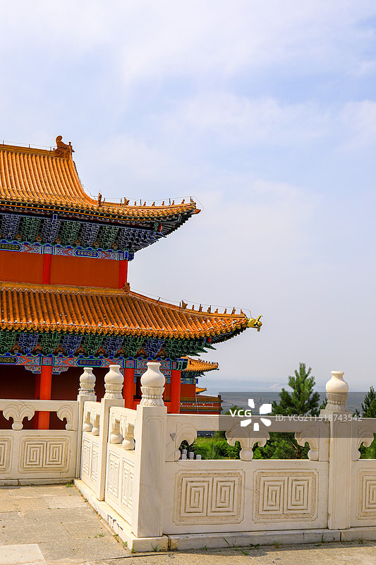 呼伦贝尔昌盛寺图片素材