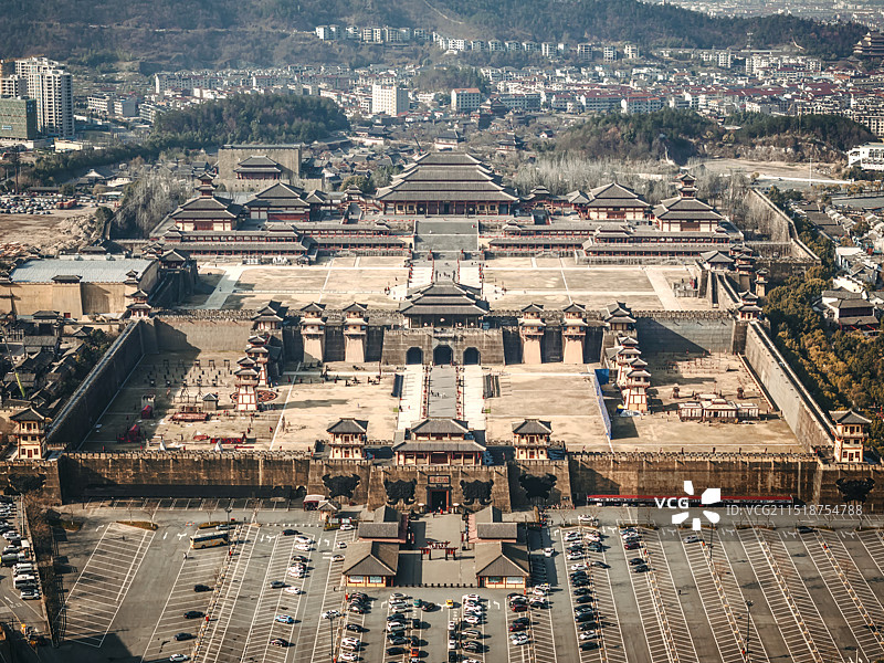 横店秦王宫图片素材