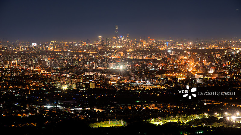 北京的万家灯火图片素材