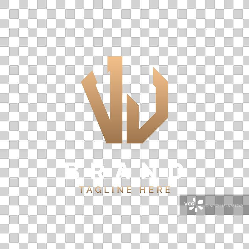 VJ лого设计：现代简约风图片素材