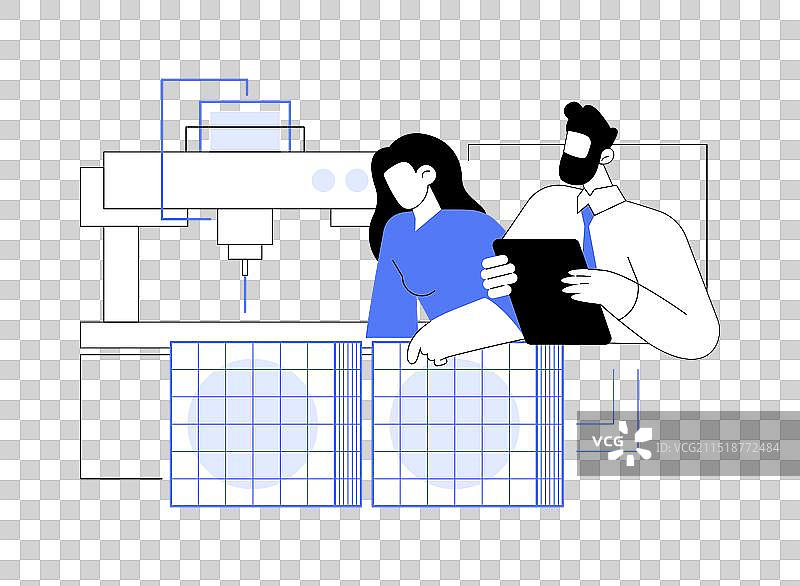 测试超材料抽象概念图片素材