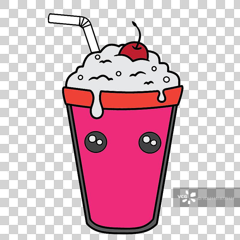 美味的奶昔图片素材