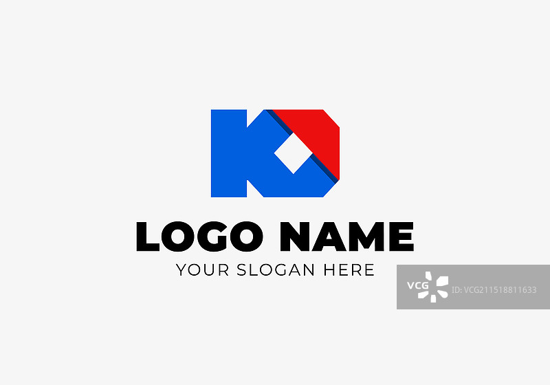 字母K和O建筑标志图片素材