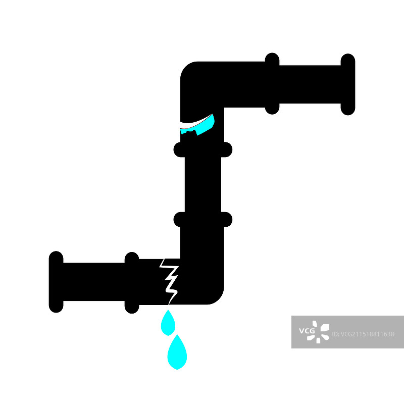 漏水管道图标图片素材