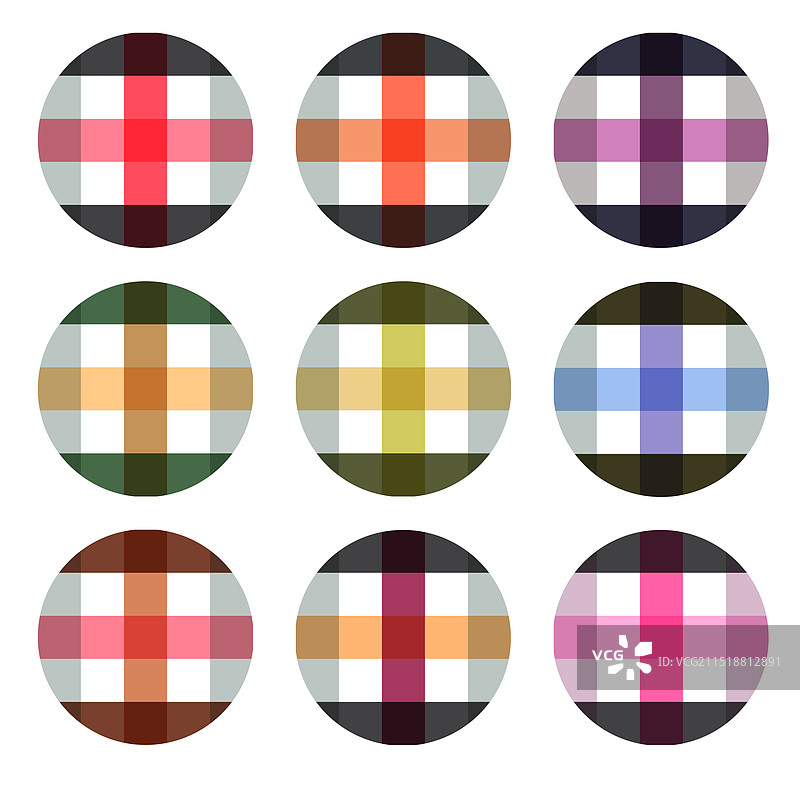 格子花纹系列图片素材