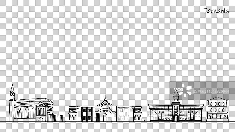 坦桑尼亚的景点图片素材