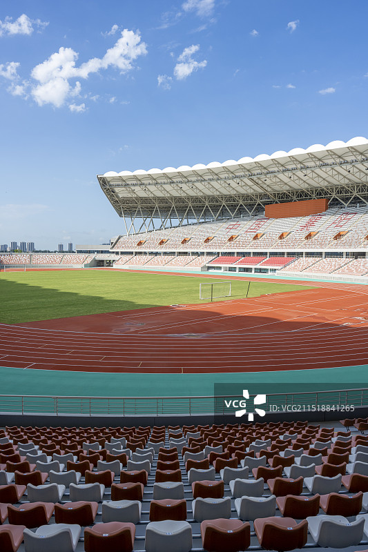 襄阳全民体育运动中心场馆城市建筑风光图片素材