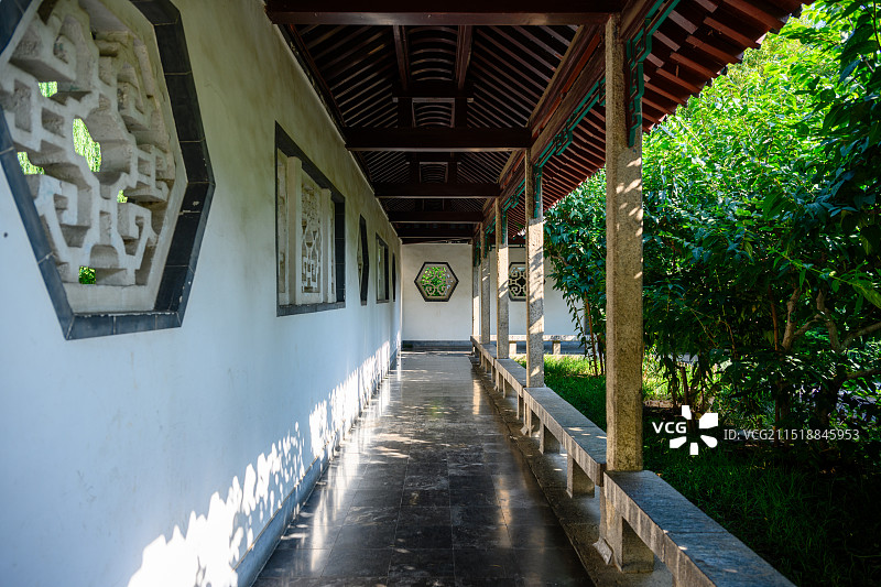 济南趵突泉公园园林景观图片素材