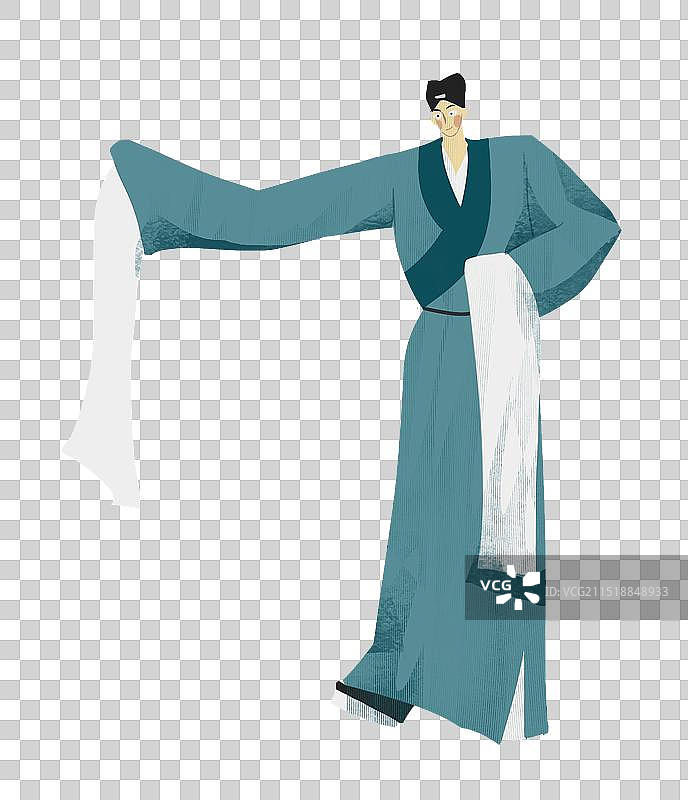 无锡文化遗产锡剧插画元素图片素材