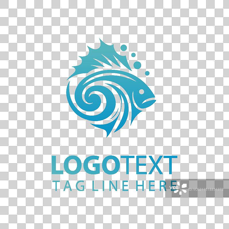 鲨鱼标志图片素材