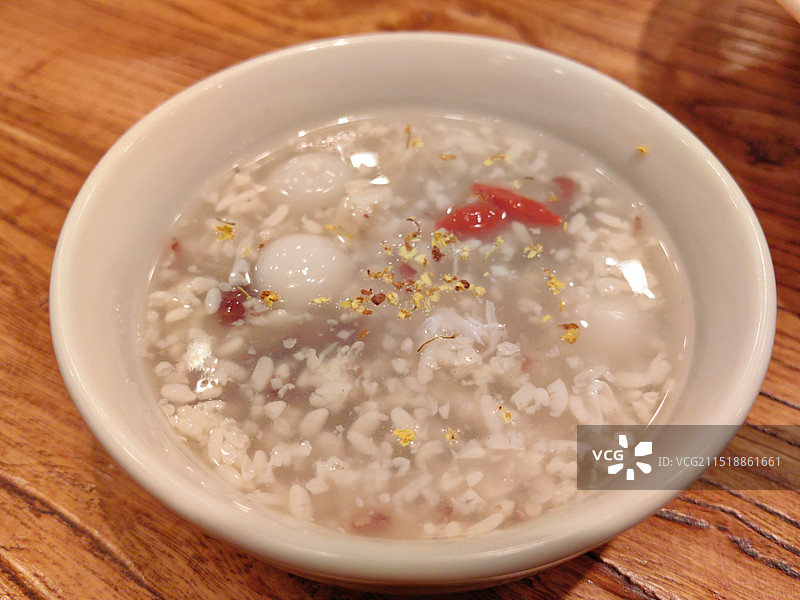 桂花酒酿圆子图片素材