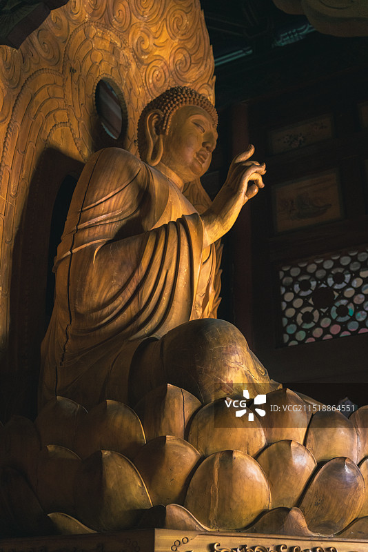 大同古城佛像图片素材