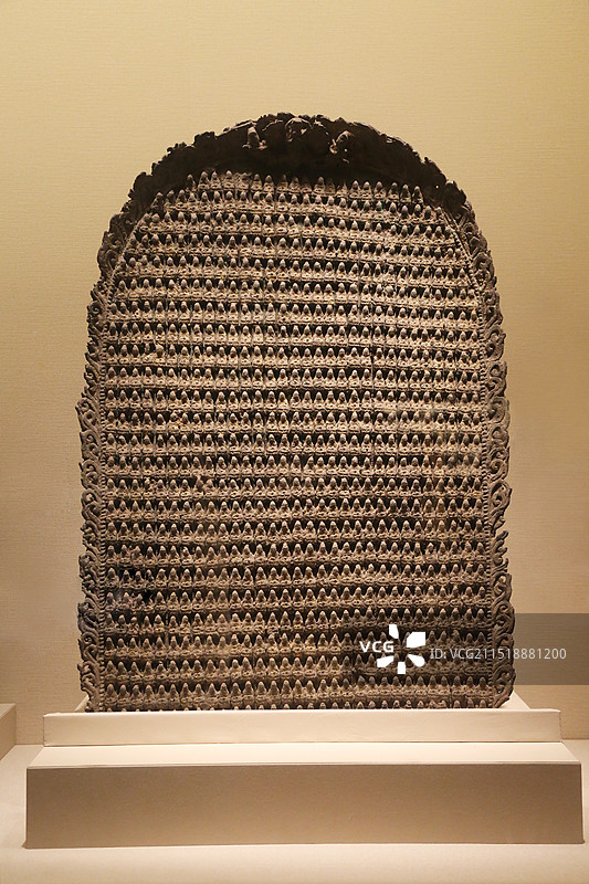 明代 千佛铜版 中国沈阳辽宁省博物馆图片素材