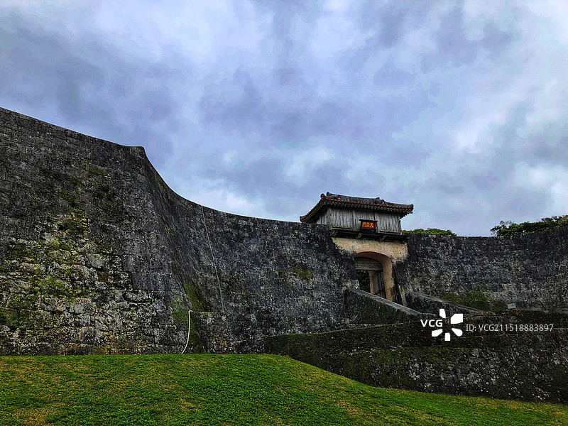 世界遗产-日本冲绳首里城图片素材