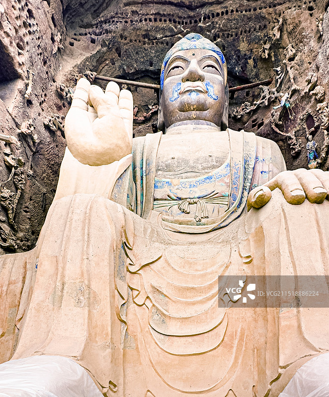 天水市大像山公园大佛像图片素材