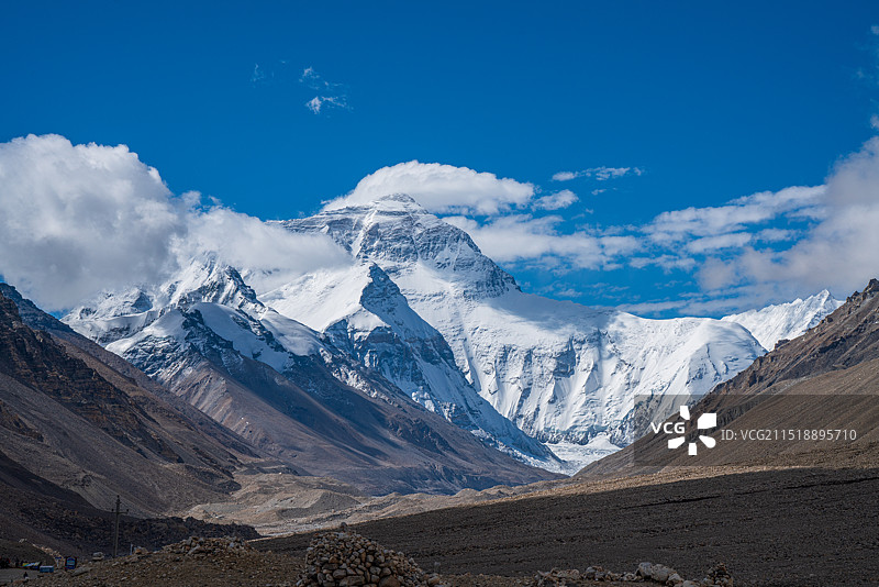珠穆朗玛峰图片素材