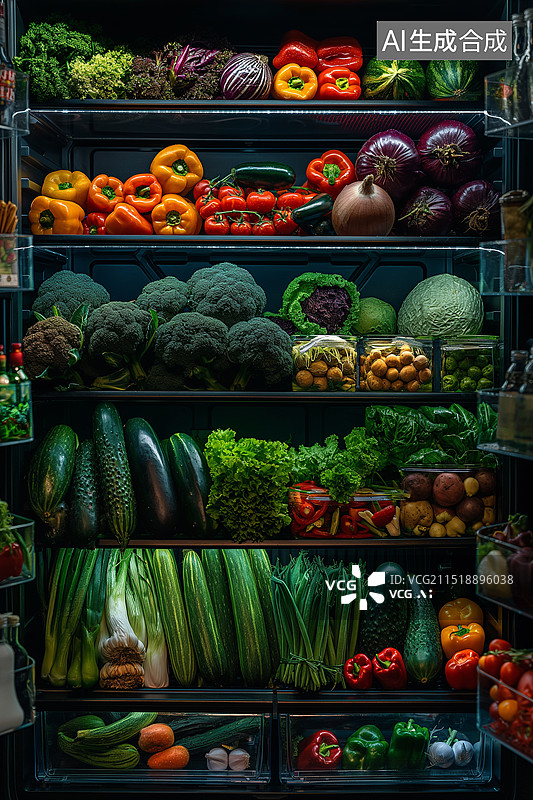【AI数字艺术】聆郎满目的蔬菜图片素材