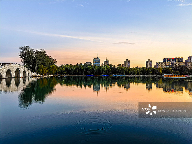 北京玉渊潭公园一景图片素材