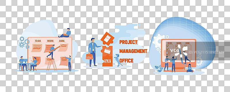 办公室工作和时间管理项目图片素材