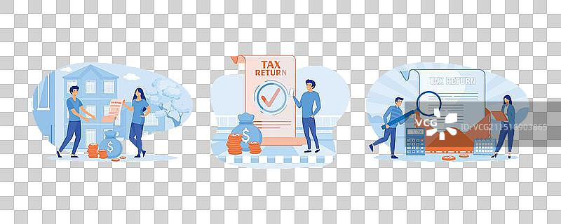 提交纳税申报文件表格（无文本）图片素材