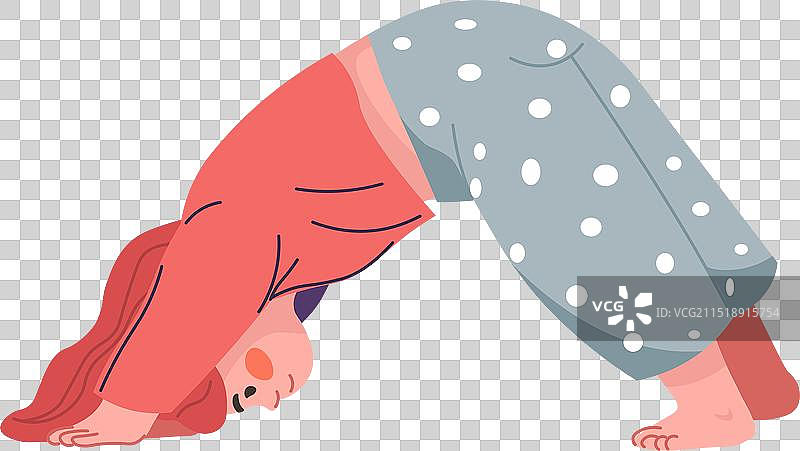 下犬式瑜伽姿势图片素材