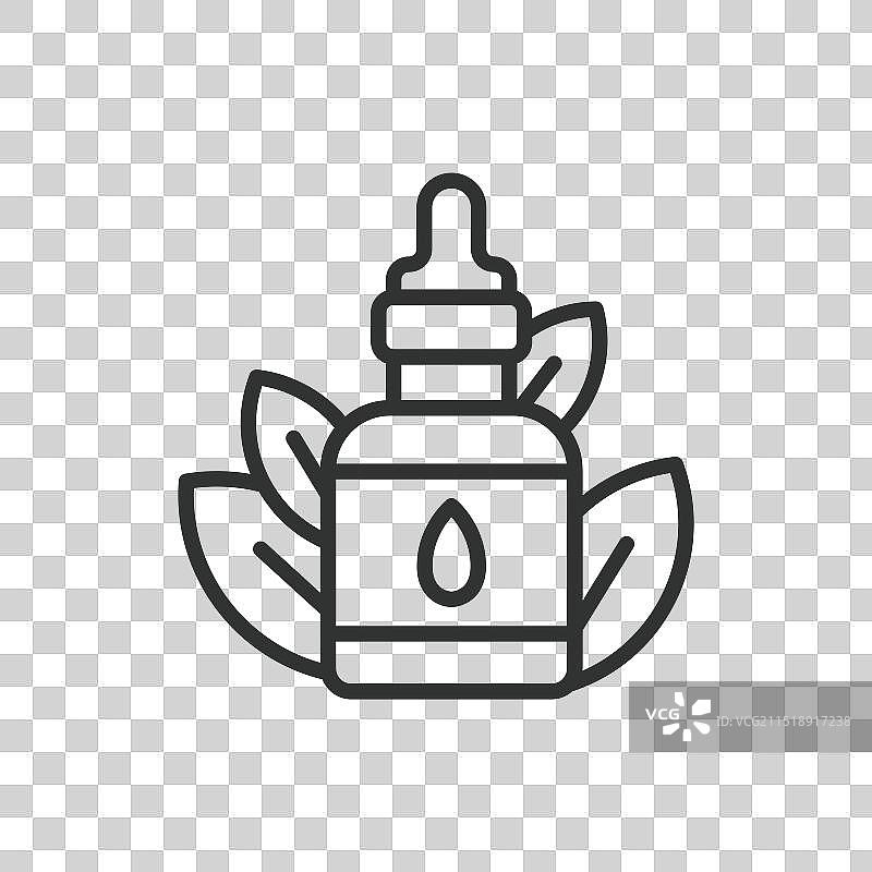 精油线性设计图片素材