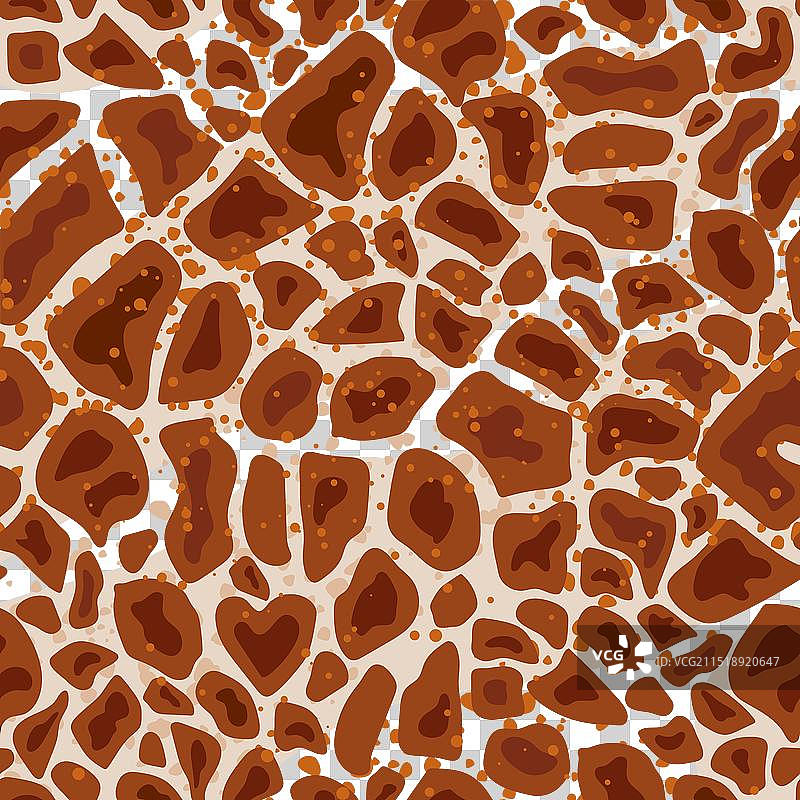 长颈鹿纹理无缝动物皮图案图片素材