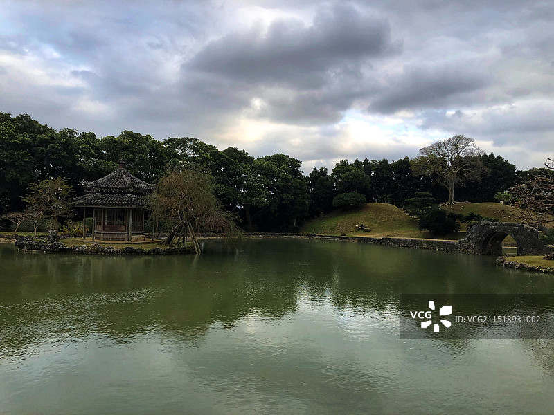 日本冲绳识名园花园图片素材