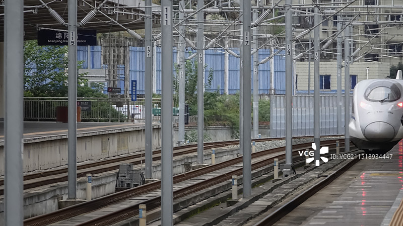 中国高铁交通网高铁列车、站台及轨道图片素材