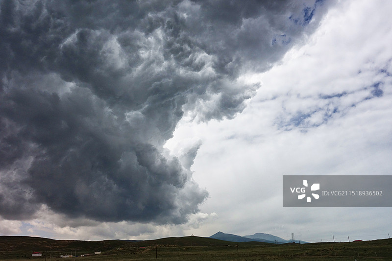 国道G109青藏公路沿途风光图片素材