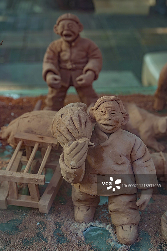 陕西西安永兴坊泥人图片素材