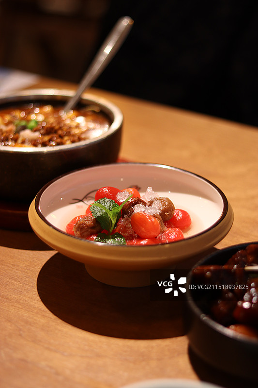 话梅圣女果图片素材