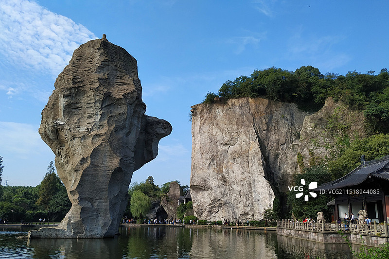 绍兴浙江柯岩风景区图片素材