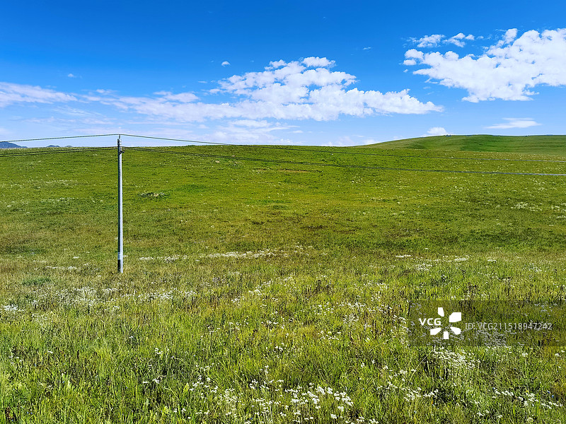 甘肃省甘南藏族自治州夏河县桑科草原风景区美景图片素材
