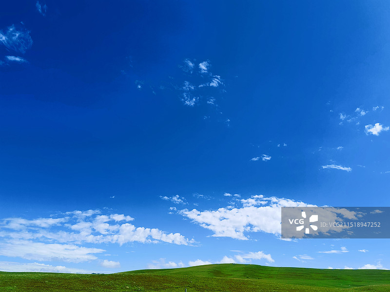 甘肃省甘南藏族自治州夏河县桑科草原风景区美景图片素材