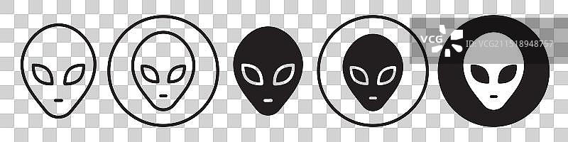 网页外星人面具合集图片素材