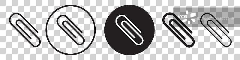 网页纸夹图标合集图片素材