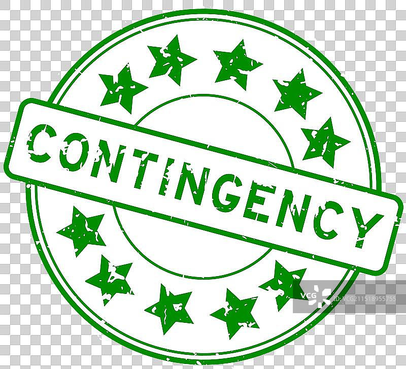 绿色星标应急词语图片素材