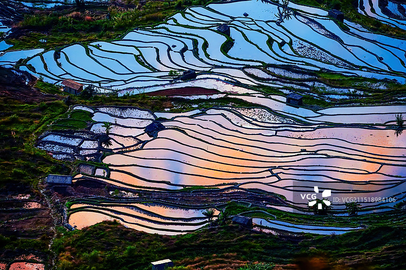 云南元阳梯田图片素材