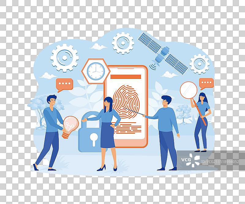 手指指纹认证扫描图片素材